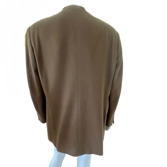 Lora Piana Italian Cashmere Blazer Sport jacket Silk Lined Studio Milan 44 Long - Picture 3 of 10